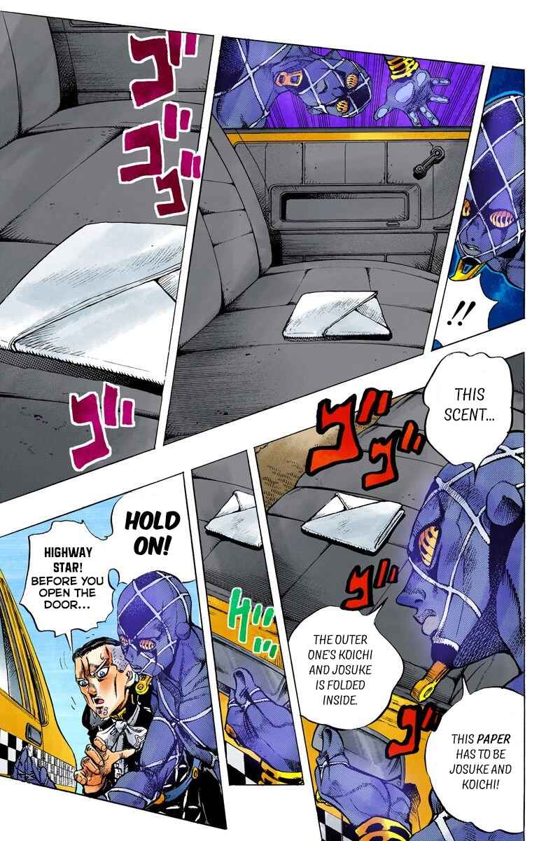 JoJo no Kimyou na Bouken: Part 4 - Diamond wa Kudakenai Color-ban Chapter 143 - Page 11