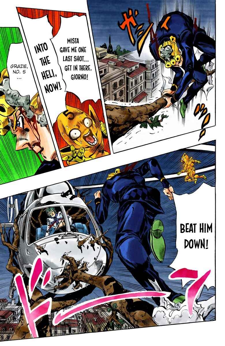 JoJo no Kimyou na Bouken: Part 5 - Ougon no Kaze Color-ban Chapter 122 - Page 10