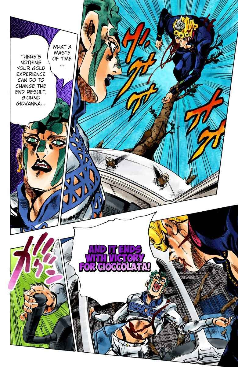JoJo no Kimyou na Bouken: Part 5 - Ougon no Kaze Color-ban Chapter 122 - Page 11