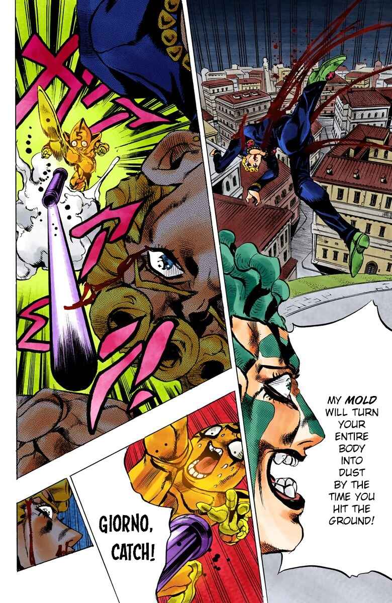 JoJo no Kimyou na Bouken: Part 5 - Ougon no Kaze Color-ban Chapter 122 - Page 7