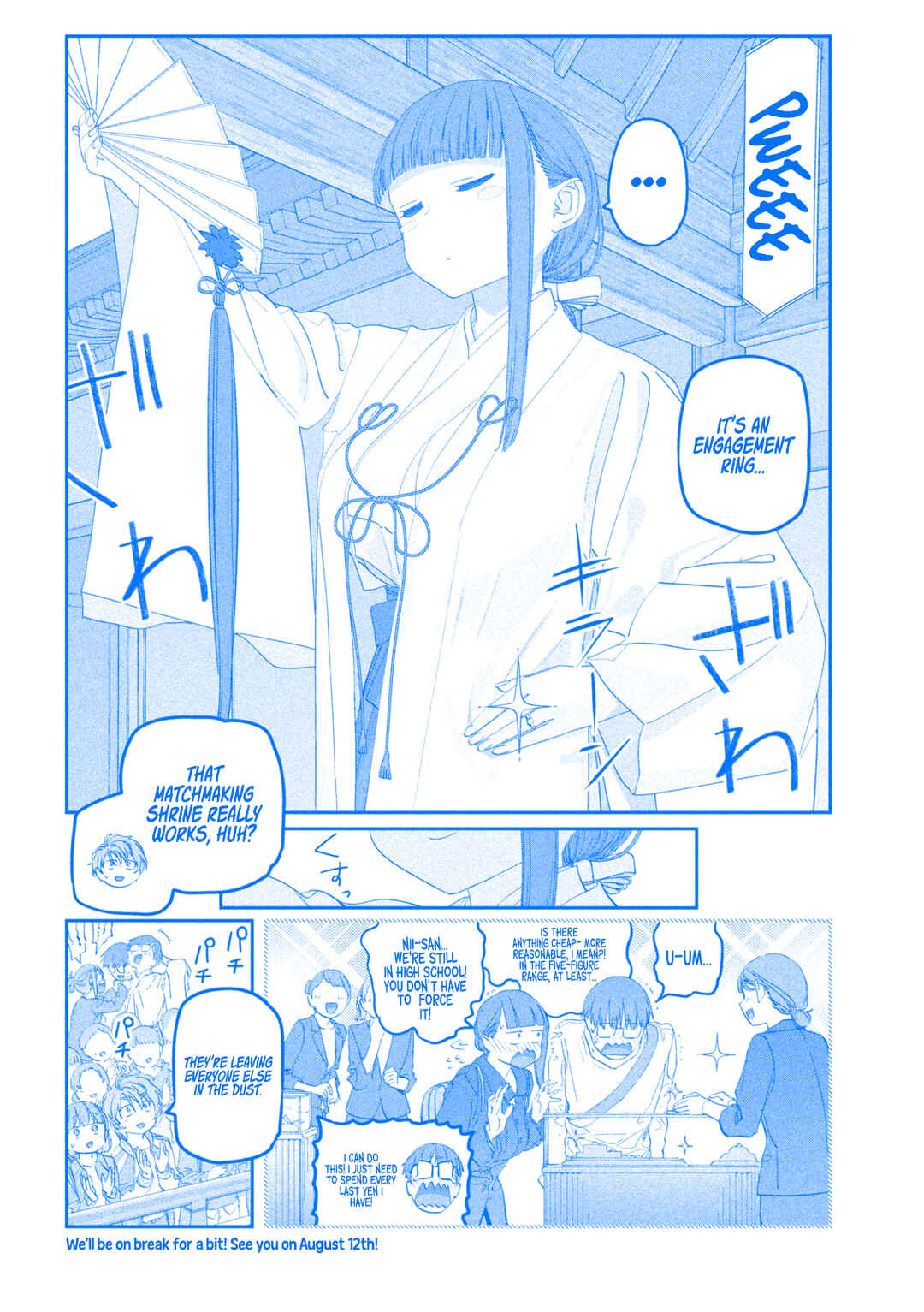 Getsuyoubi no Tawawa (Blue) (Fan Colored) Chapter 104 - Page 13
