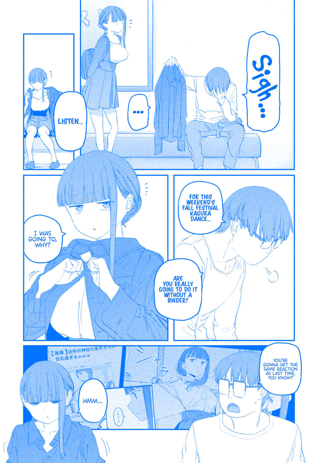 Getsuyoubi no Tawawa (Blue) (Fan Colored) Chapter 104 - Page 9