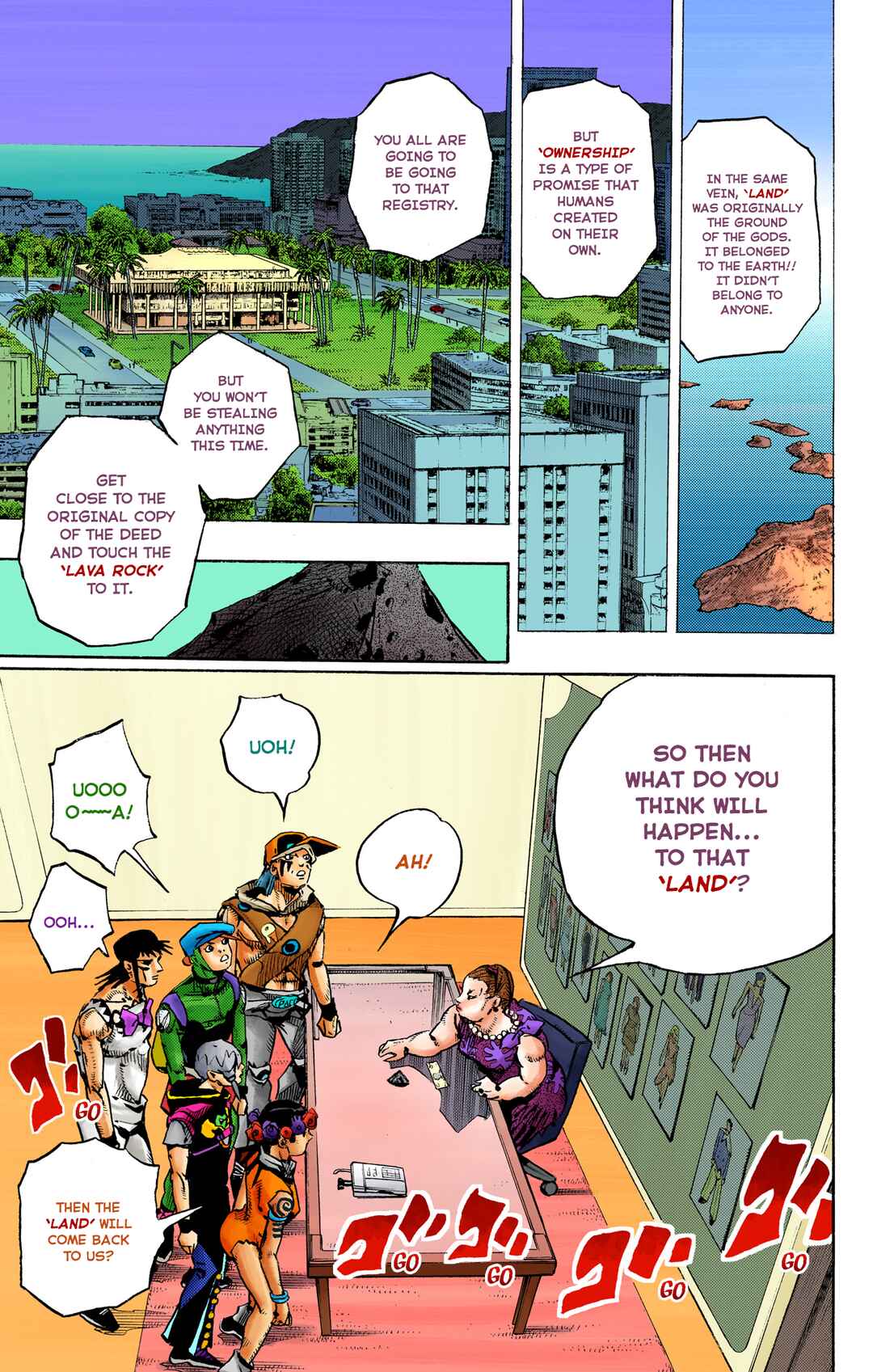 JoJo no Kimyou na Bouken Dai-9-bu: The JOJOLands Color-ban Chapter 14 - Page 12
