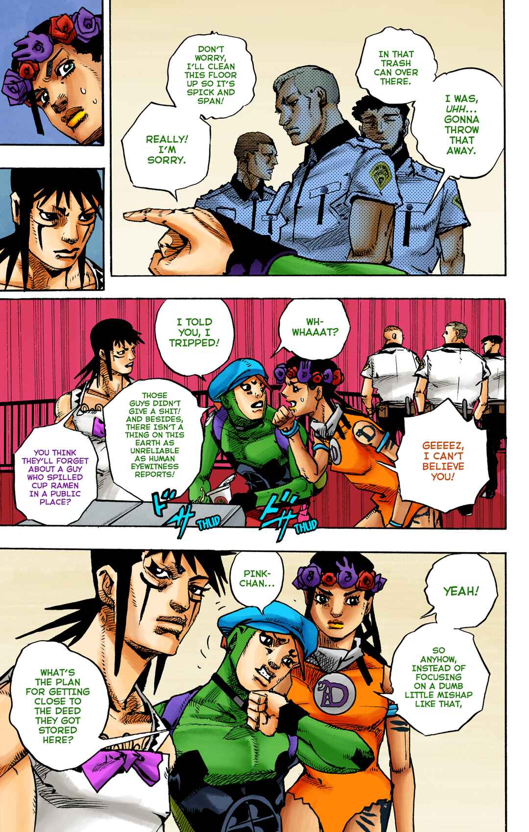 JoJo no Kimyou na Bouken Dai-9-bu: The JOJOLands Color-ban Chapter 14 - Page 15