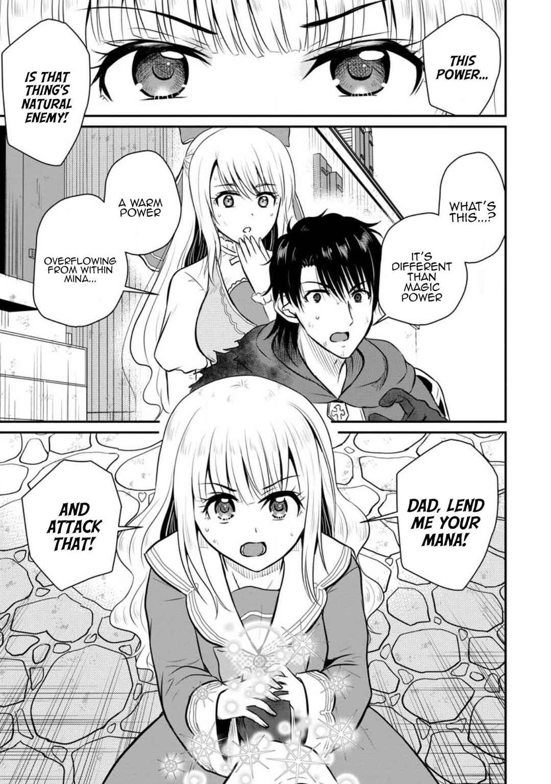Ossan Teihen Chiyushi to Manamusume no Henkyou Life ~Chuunen Otoko ga Kaifuku Skill ni Kakusei Shite, Eiyuu e Nariagaru~ Chapter 30 - Page 23
