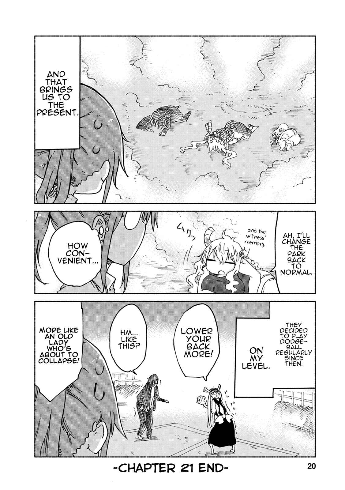Kobayashi-san Chi no Maid Dragon Chapter 21 - Page 19
