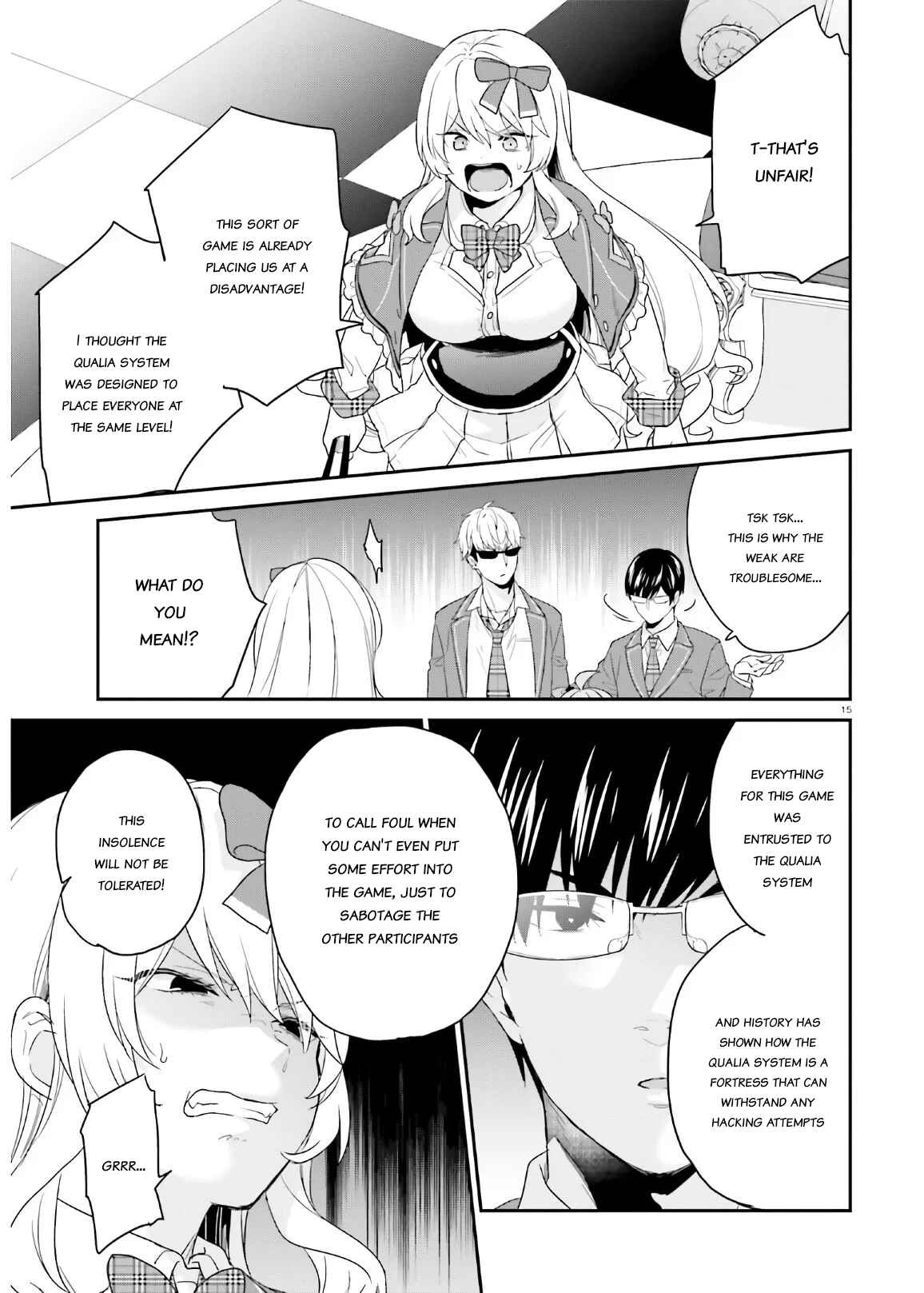 Jishou F-Rank no Oniisama ga Game de Hyouka sareru Gakuen no Chouten ni Kunrin suru Sou desu yo? Chapter 29 - Page 15