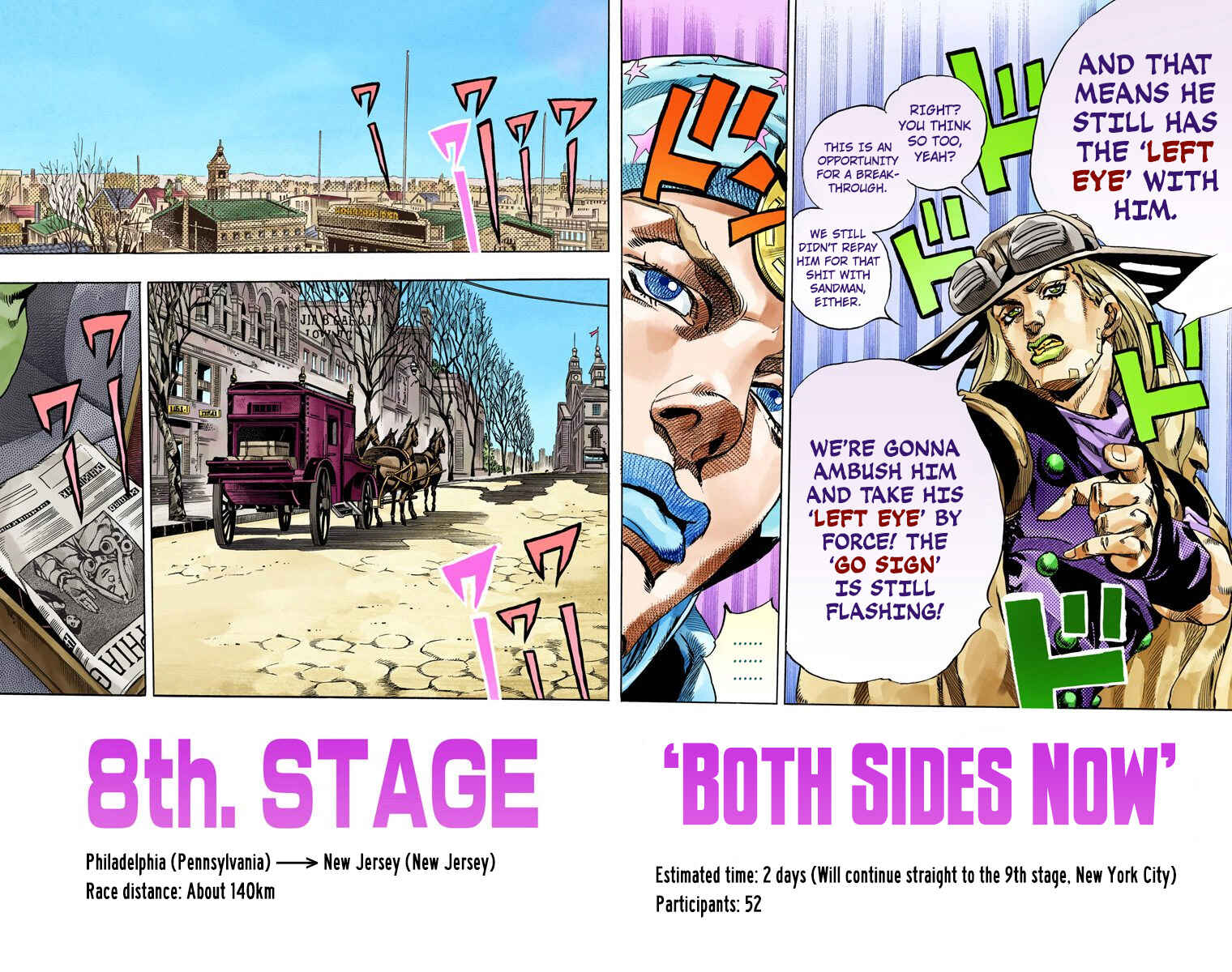 JoJo no Kimyou na Bouken: Part 7 - Steel Ball Run Color-ban Chapter 60 - Page 12