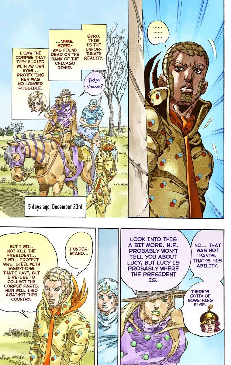 JoJo no Kimyou na Bouken: Part 7 - Steel Ball Run Color-ban Chapter 60 - Page 22