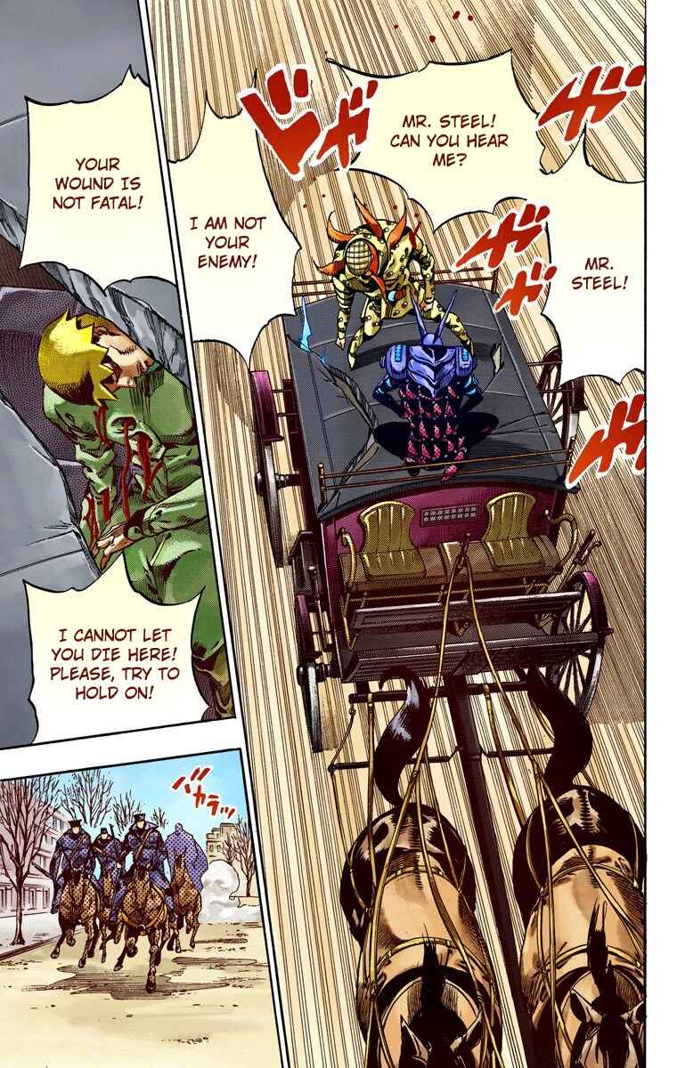 JoJo no Kimyou na Bouken: Part 7 - Steel Ball Run Color-ban Chapter 60 - Page 35