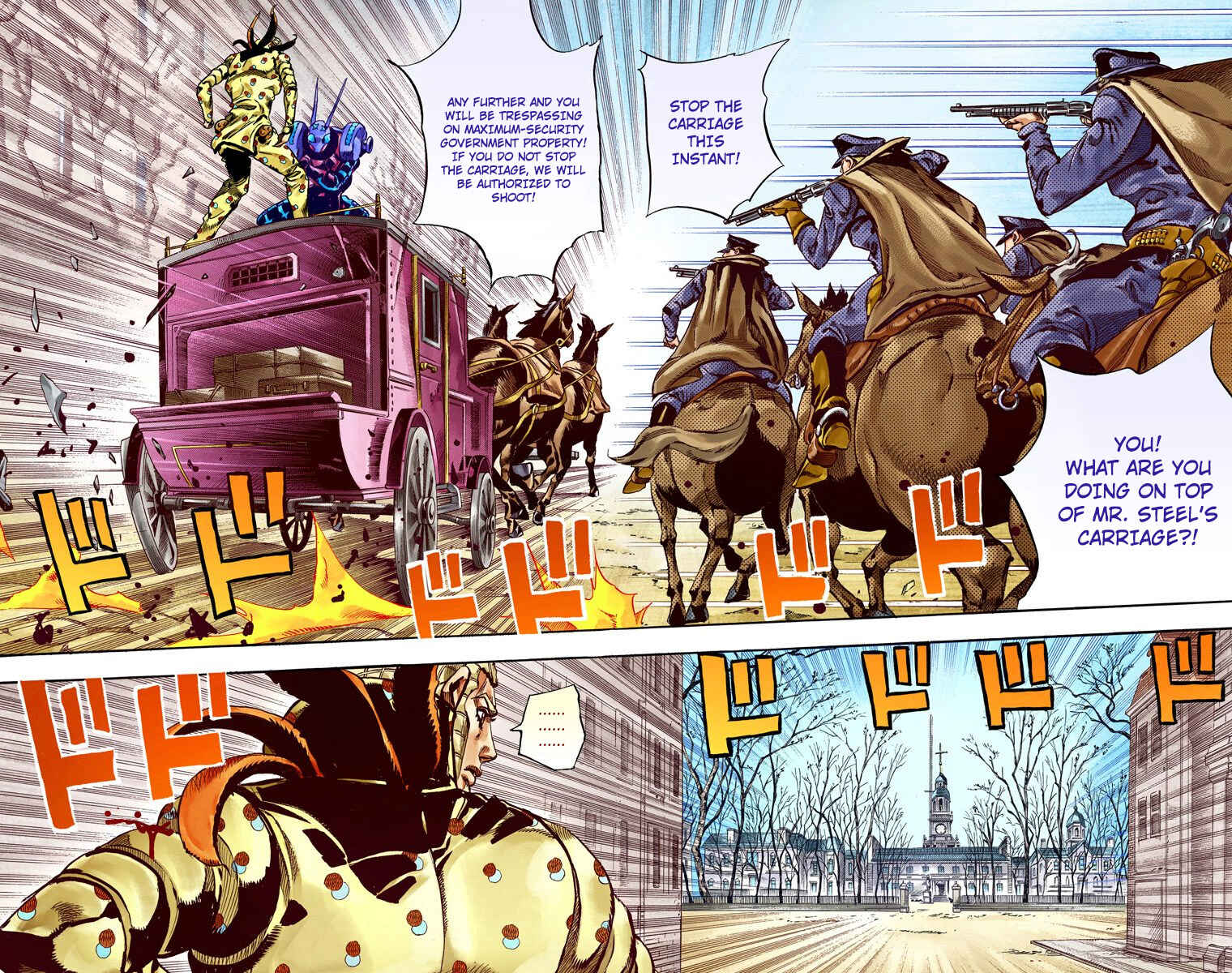 JoJo no Kimyou na Bouken: Part 7 - Steel Ball Run Color-ban Chapter 60 - Page 36