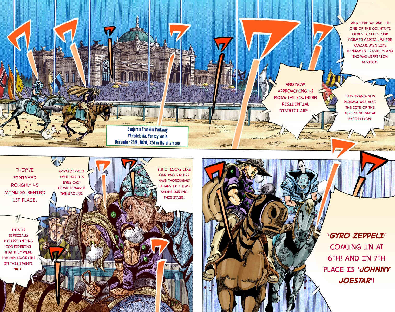 JoJo no Kimyou na Bouken: Part 7 - Steel Ball Run Color-ban Chapter 60 - Page 5