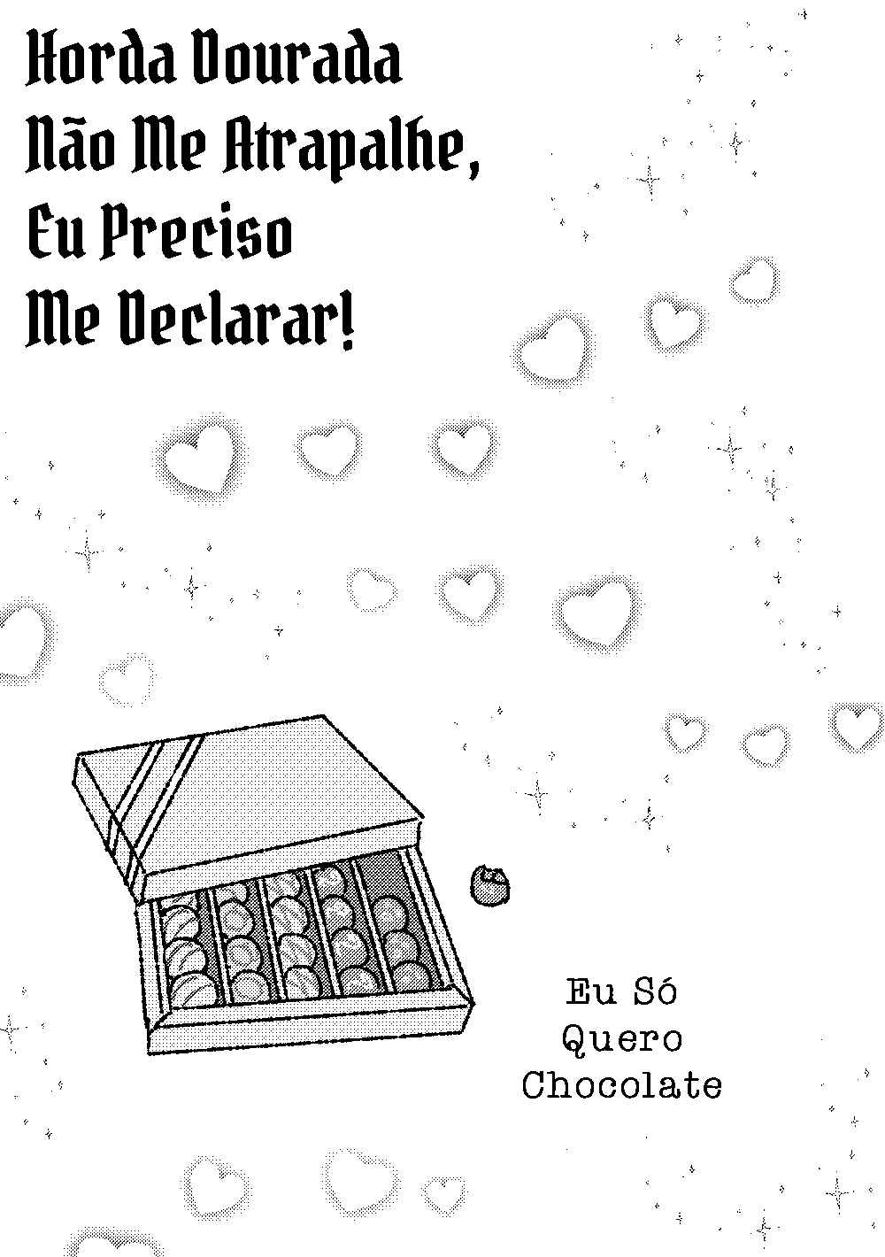 Horda Dourada Não Me Atrapalhe, Eu Preciso Me Declarar! Chapter 13 - Page 1