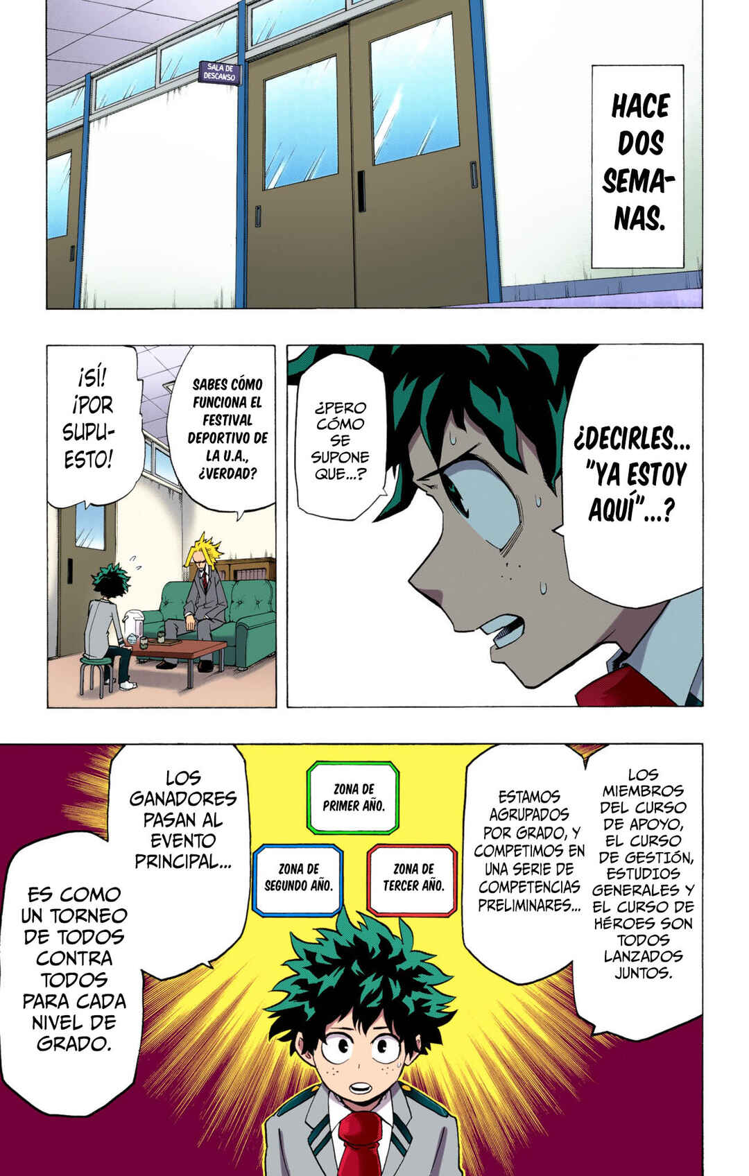 Boku no Hero Academia (Official Colored) Chapter 23 - Page 6