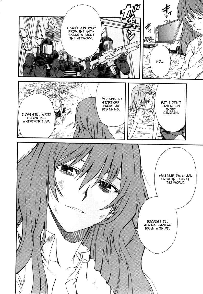 Toaru Majutsu no Index Gaiden: Toaru Kagaku no Railgun Chapter 16 - Page 24