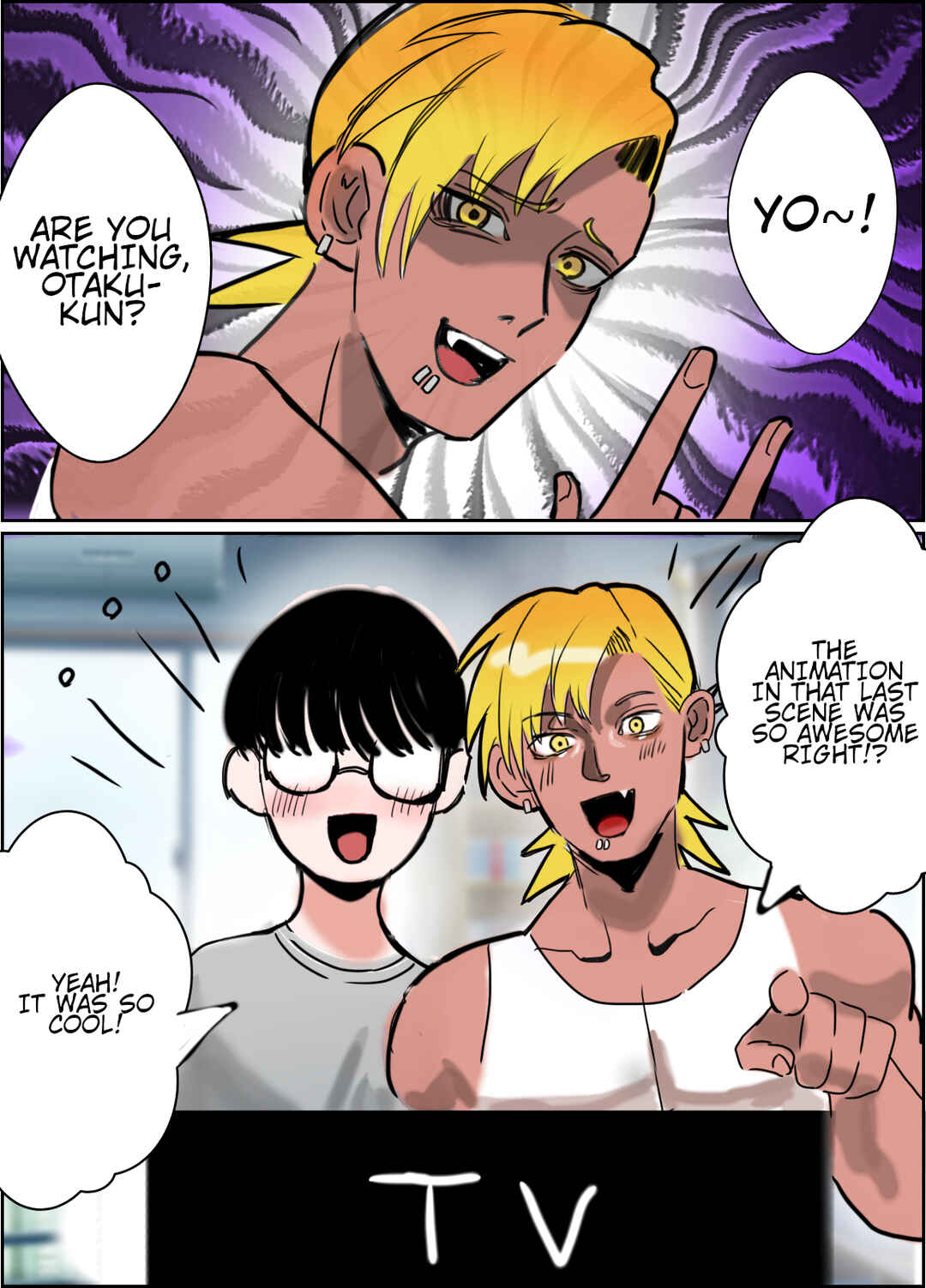 Kocchi Mite Otaku-kun Chapter 3 - Page 1