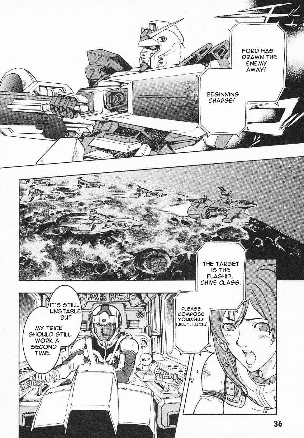 Mobile Suit Gundam Gaiden REBELLION: Space, at the End of a Flash... Chapter 5 - Page 39