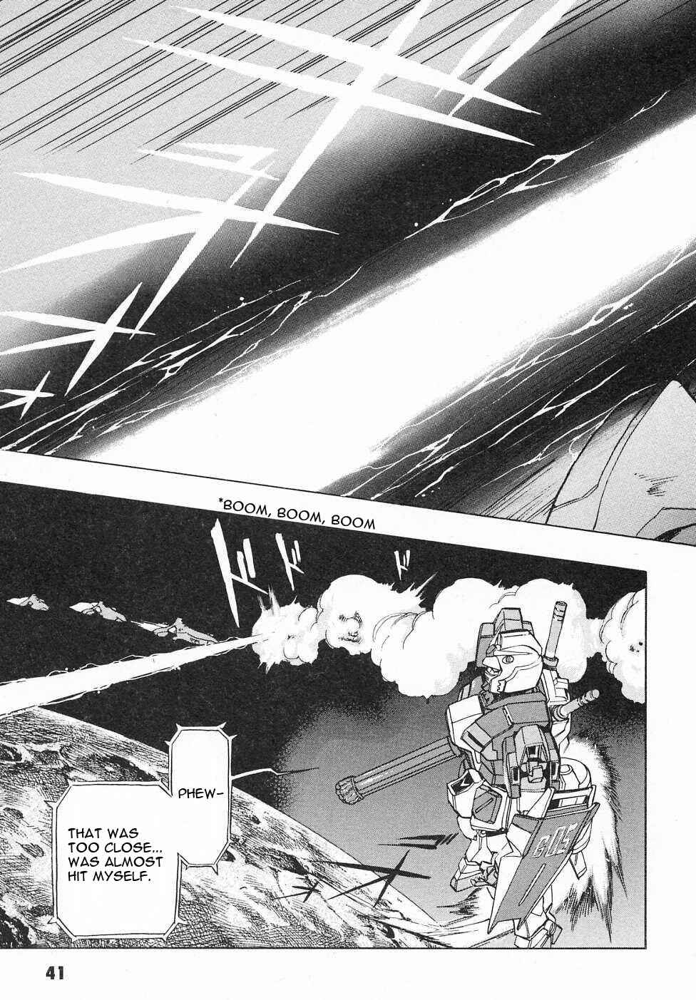Mobile Suit Gundam Gaiden REBELLION: Space, at the End of a Flash... Chapter 5 - Page 44