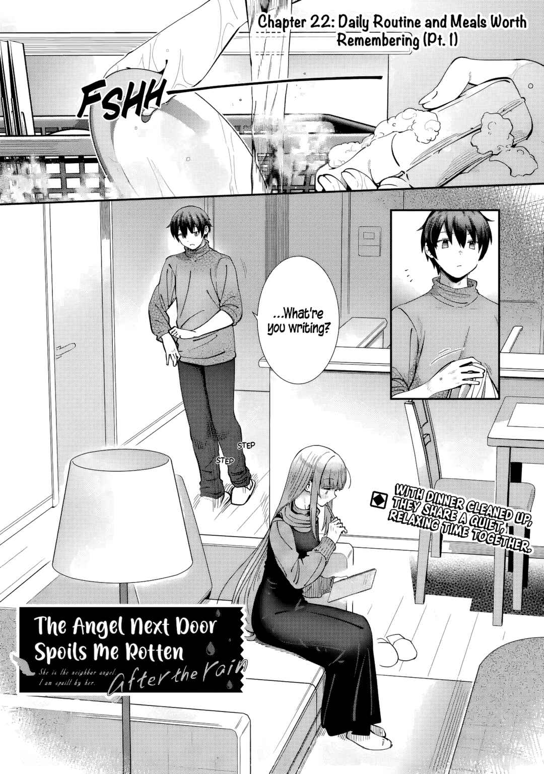 Otonari no Tenshi-sama ni Itsunomanika Dame Ningen ni Sareteita Ken: after the rain Chapter 22 - Page 1
