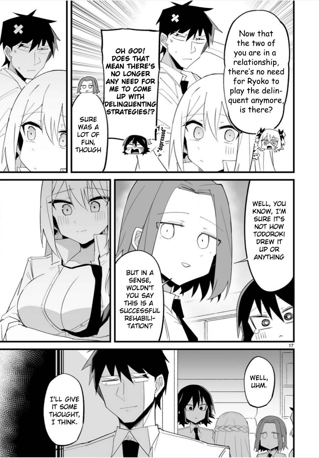 Iinchou Desu ga Furyou ni Naru Hodo Koi Shitemasu! Chapter 18 - Page 17