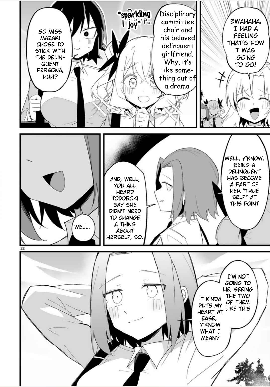 Iinchou Desu ga Furyou ni Naru Hodo Koi Shitemasu! Chapter 18 - Page 22