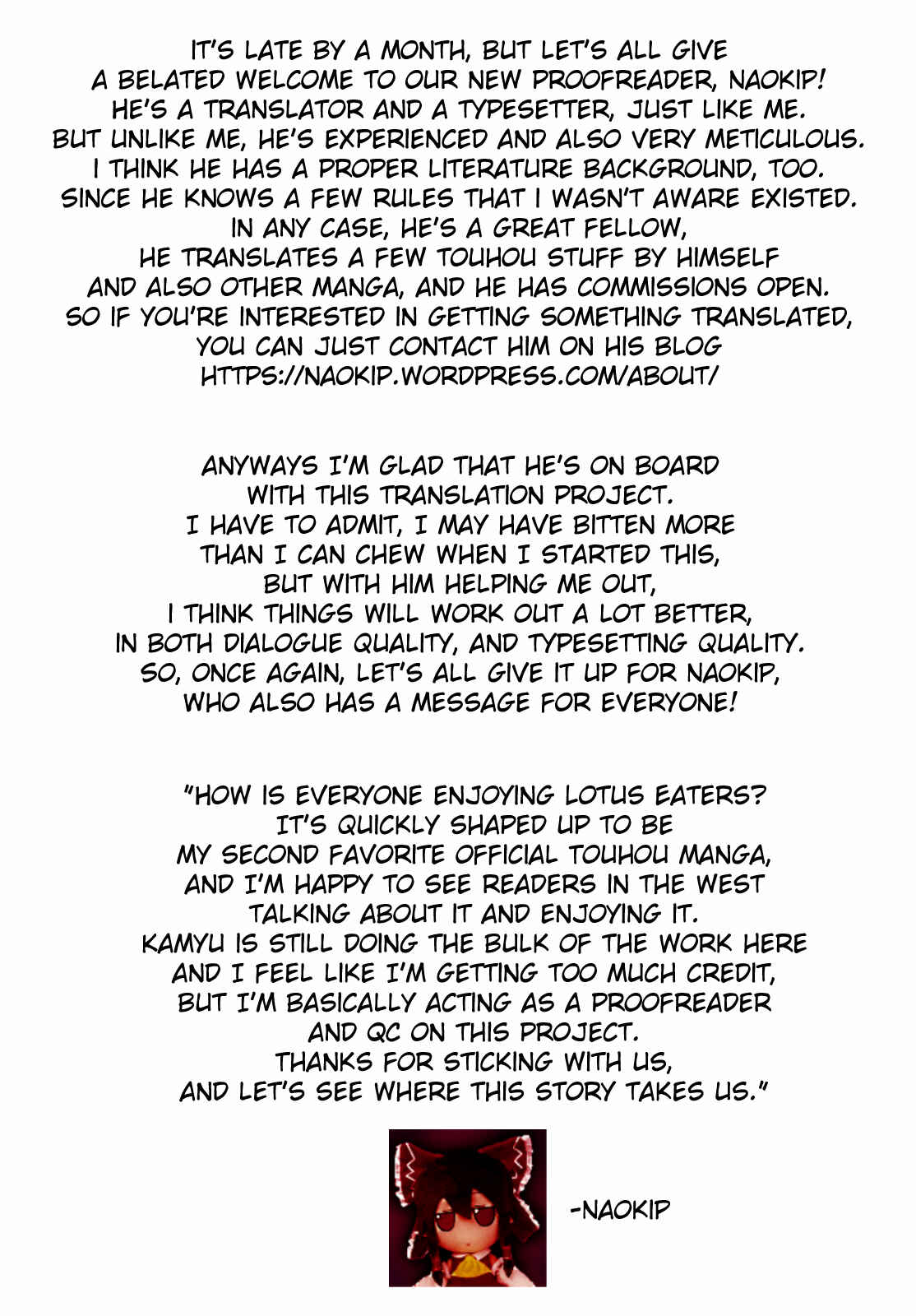 Touhou Suichouka: Lotus Eater-tachi no Suisei Chapter 27 - Page 23