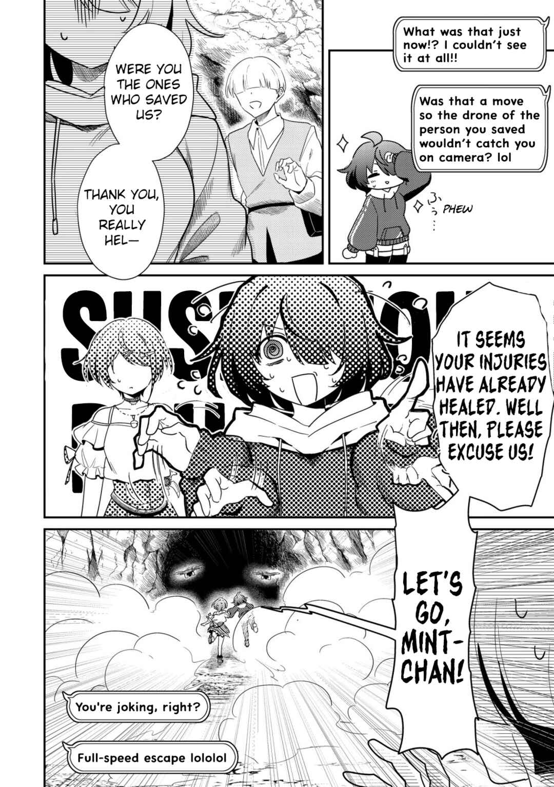 [Hihou] Komyuryoku 0 Otaku Shoujo, Dragon wo One Punch de Shizumete Yuumei Haishinsha wo Tasuketara Fuhon'i Buzz ga Tomaranai Chapter 4 - Page 7