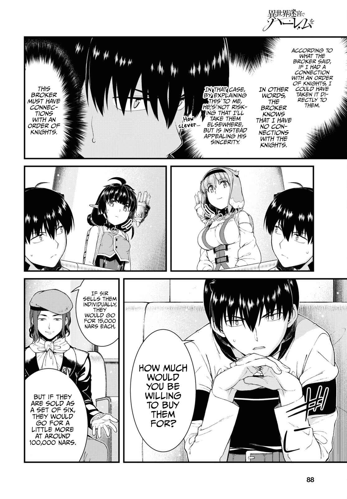 Isekai Meikyuu de Harem o Chapter 57 - Page 13