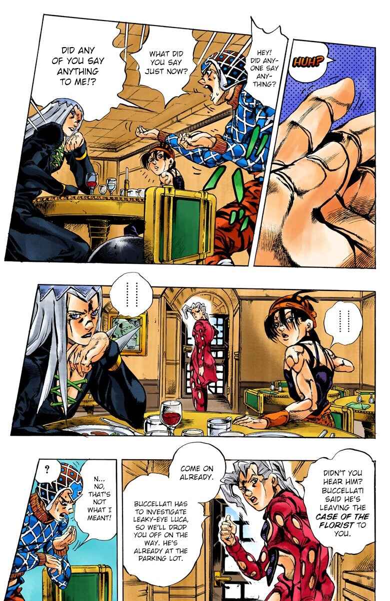 JoJo no Kimyou na Bouken: Part 5 - Ougon no Kaze Color-ban Chapter 152 - Page 4