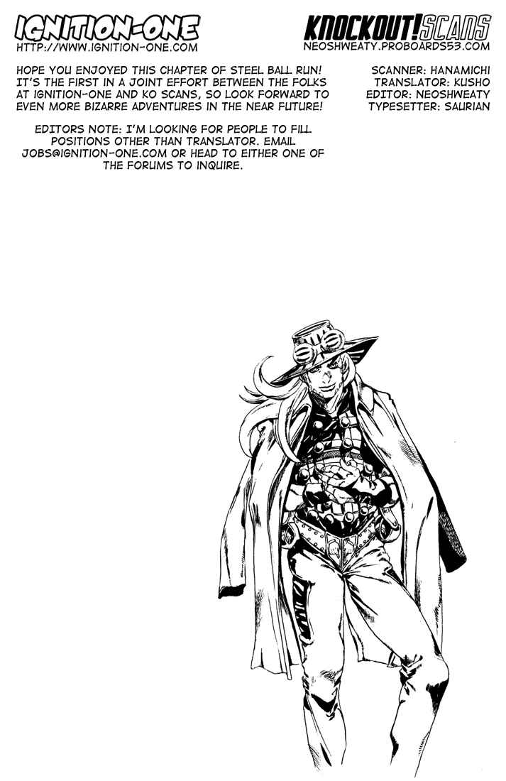 JoJo no Kimyou na Bouken: Part 7 - Steel Ball Run Chapter 12 - Page 37
