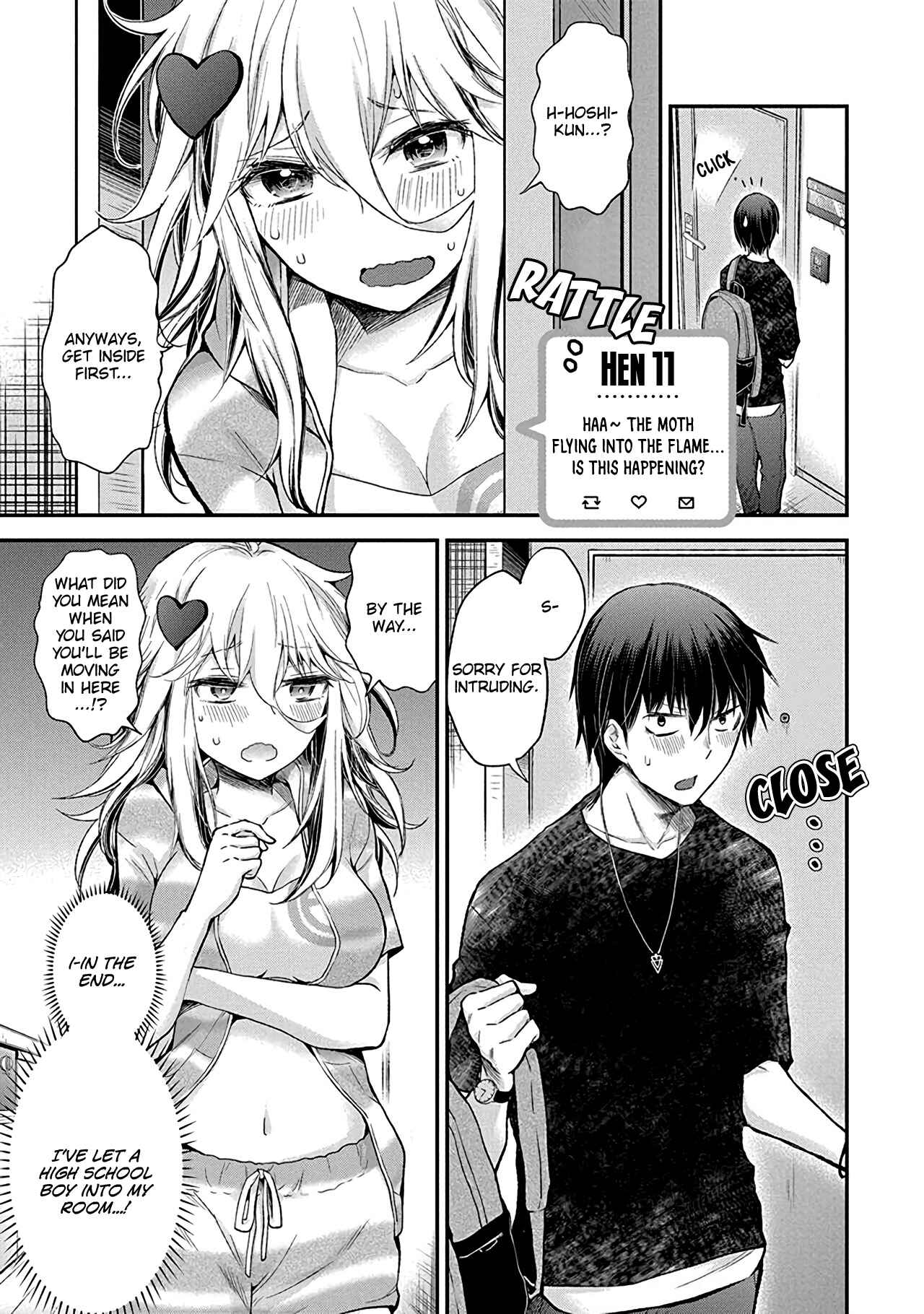 Shingeki no Eroko-san: Hen na Oneesan wa Danshi Kousei to Nakayoku Naritai Chapter 11 - Page 2