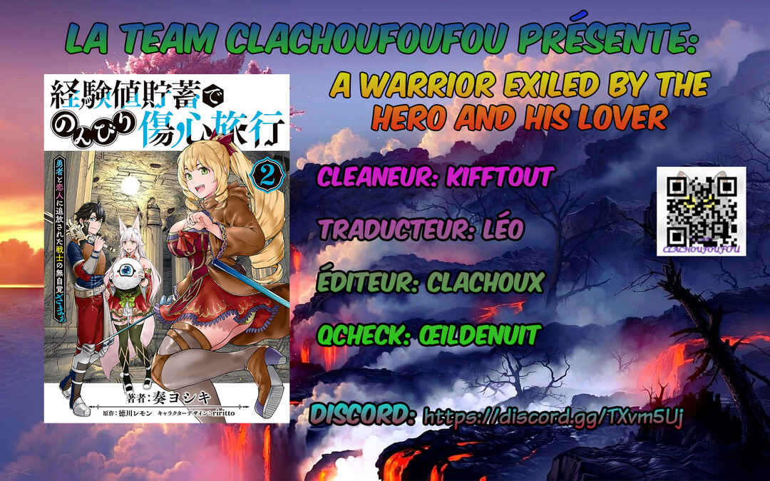 Keikenchi Chochiku de Nonbiri Shoushin Ryokou ~Yuusha to Koibito ni Tsuihou Sareta Senshi no Mujikaku Zamaa~ Chapter 21 - Page 1