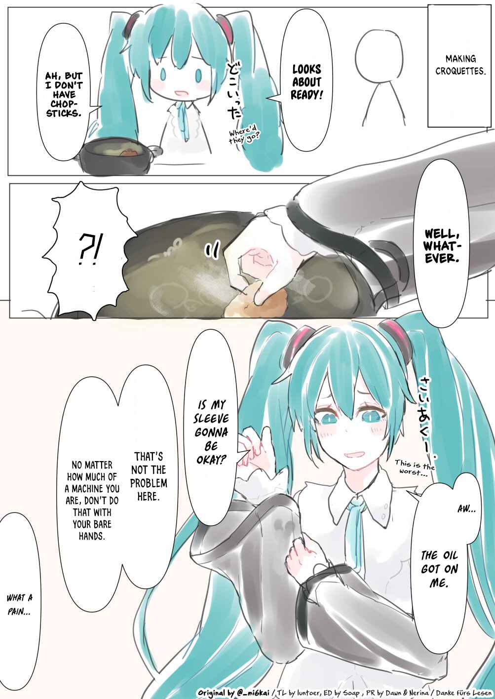 VOCALOID - The Daily Life of Master & Hatsune Miku (Doujinshi) Chapter 20 - Page 1