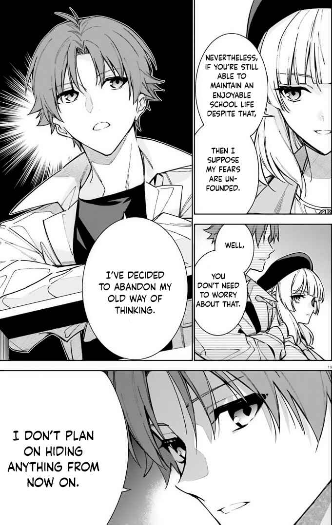 Youkoso Jitsuryoku Shijou Shugi no Kyoushitsu e: 2-nensei-hen Chapter 12 - Page 19