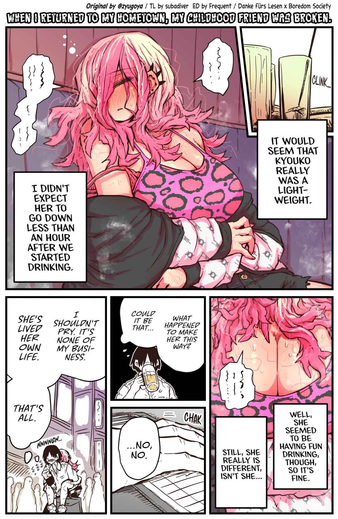 Jimoto ni Kaettekitara Osananajimi ga Kowareteta Chapter 13 - Page 1