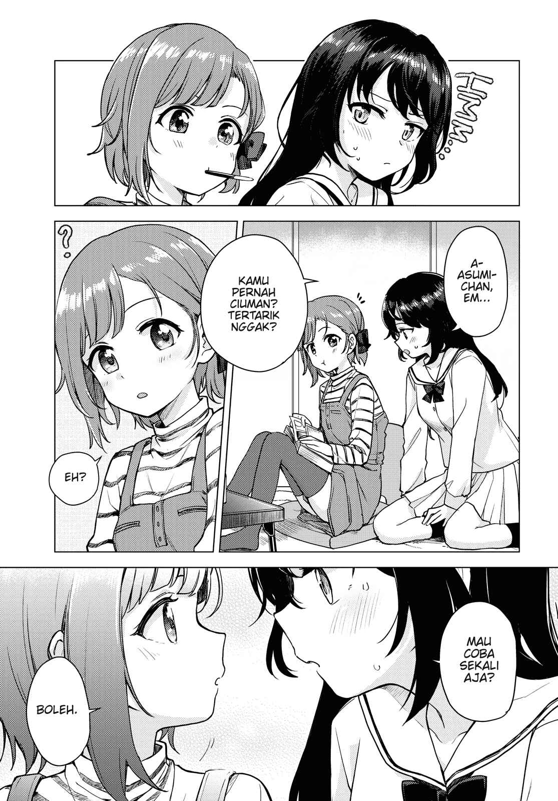 Asumi-chan wa Les Fuuzoku ni Kyoumi ga Arimasu! Chapter 1 - Page 7