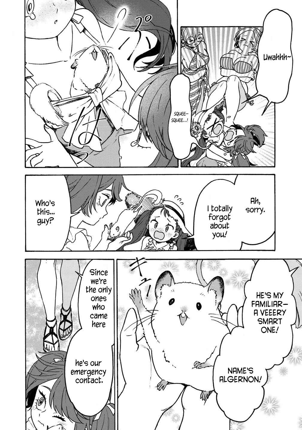 Onna Chara de Isekai Teni shite Cheatppoi kedo Zako Chara na no de Medatazu Heiwa na Shomin wo Mezashimasu! Chapter 8.1 - Page 6