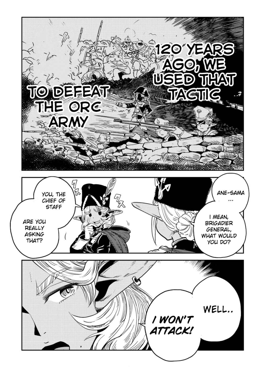 Orcsen Oukokushi ~Yaban na Orc no Kuni wa, Ikanishite Heiwa na Elf no Kuni wo Yakiharau ni Itatta ka~ Chapter 4 - Page 13
