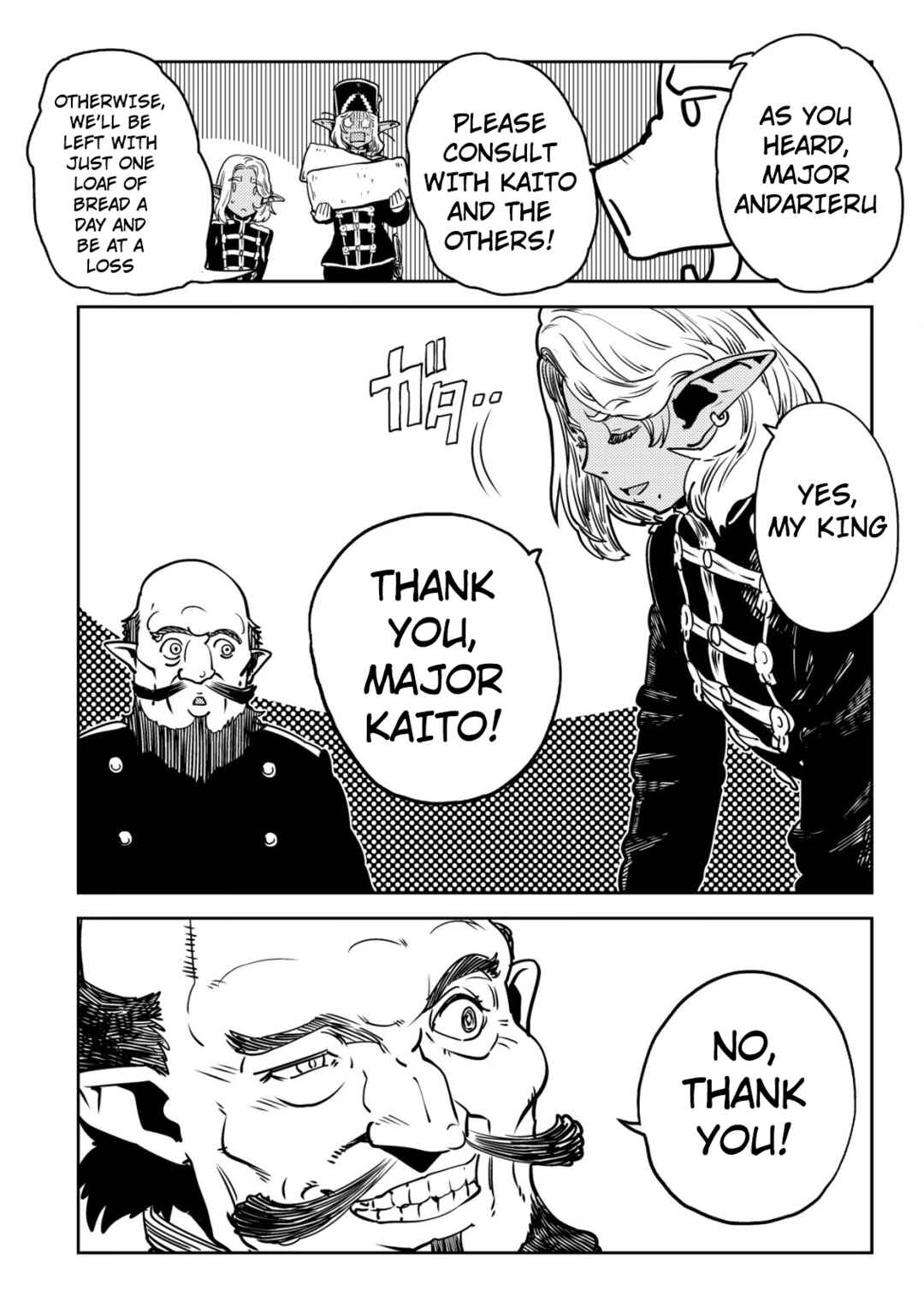 Orcsen Oukokushi ~Yaban na Orc no Kuni wa, Ikanishite Heiwa na Elf no Kuni wo Yakiharau ni Itatta ka~ Chapter 4 - Page 35