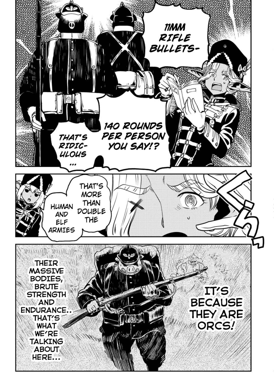 Orcsen Oukokushi ~Yaban na Orc no Kuni wa, Ikanishite Heiwa na Elf no Kuni wo Yakiharau ni Itatta ka~ Chapter 4 - Page 52