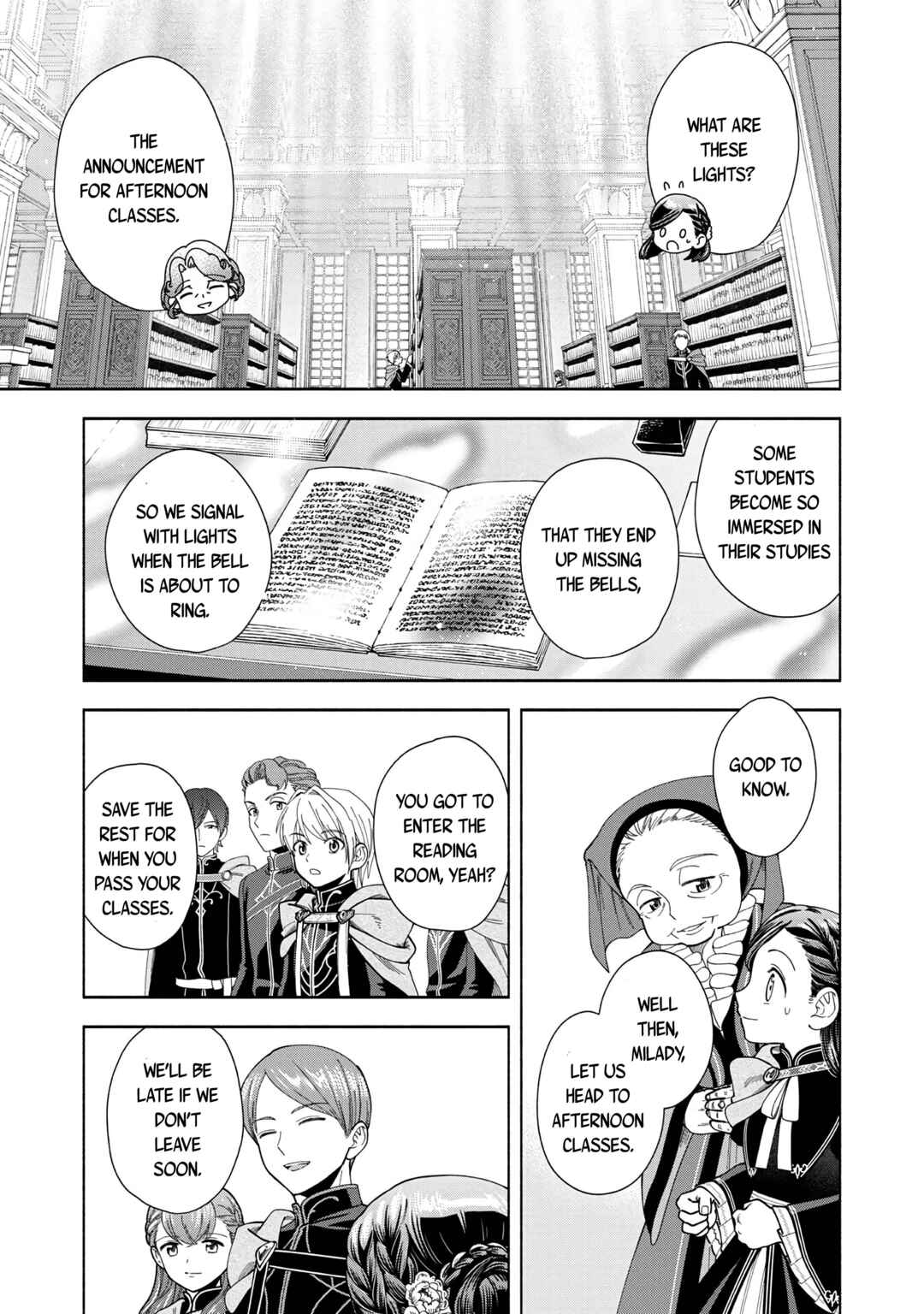 Honzuki no Gekokujou: Shisho ni Naru tame ni wa Shudan o Erandeiraremasen—Dai-4 Bu: Kizokuin no Toshokan o Sukuitai! Chapter 12 - Page 26