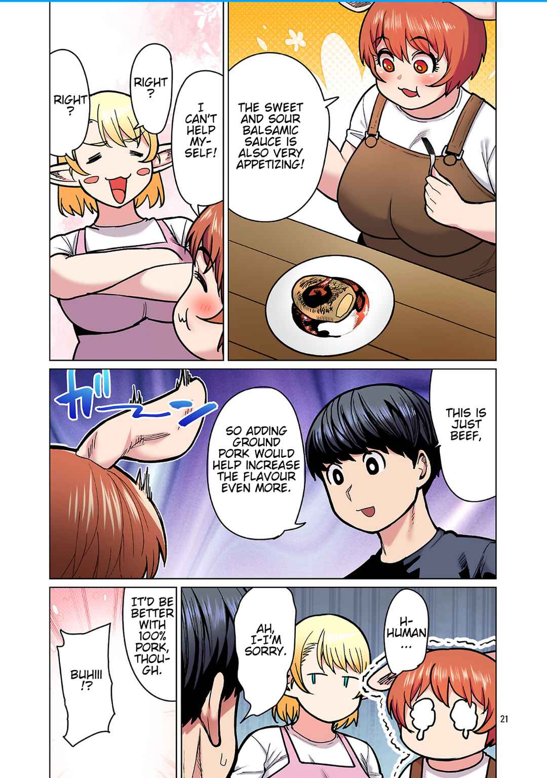 Shin Elf-san wa Yaserarenai. (Official Colored) Chapter 25 - Page 22