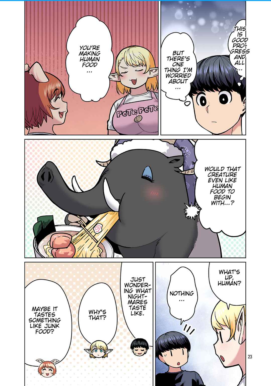 Shin Elf-san wa Yaserarenai. (Official Colored) Chapter 25 - Page 24