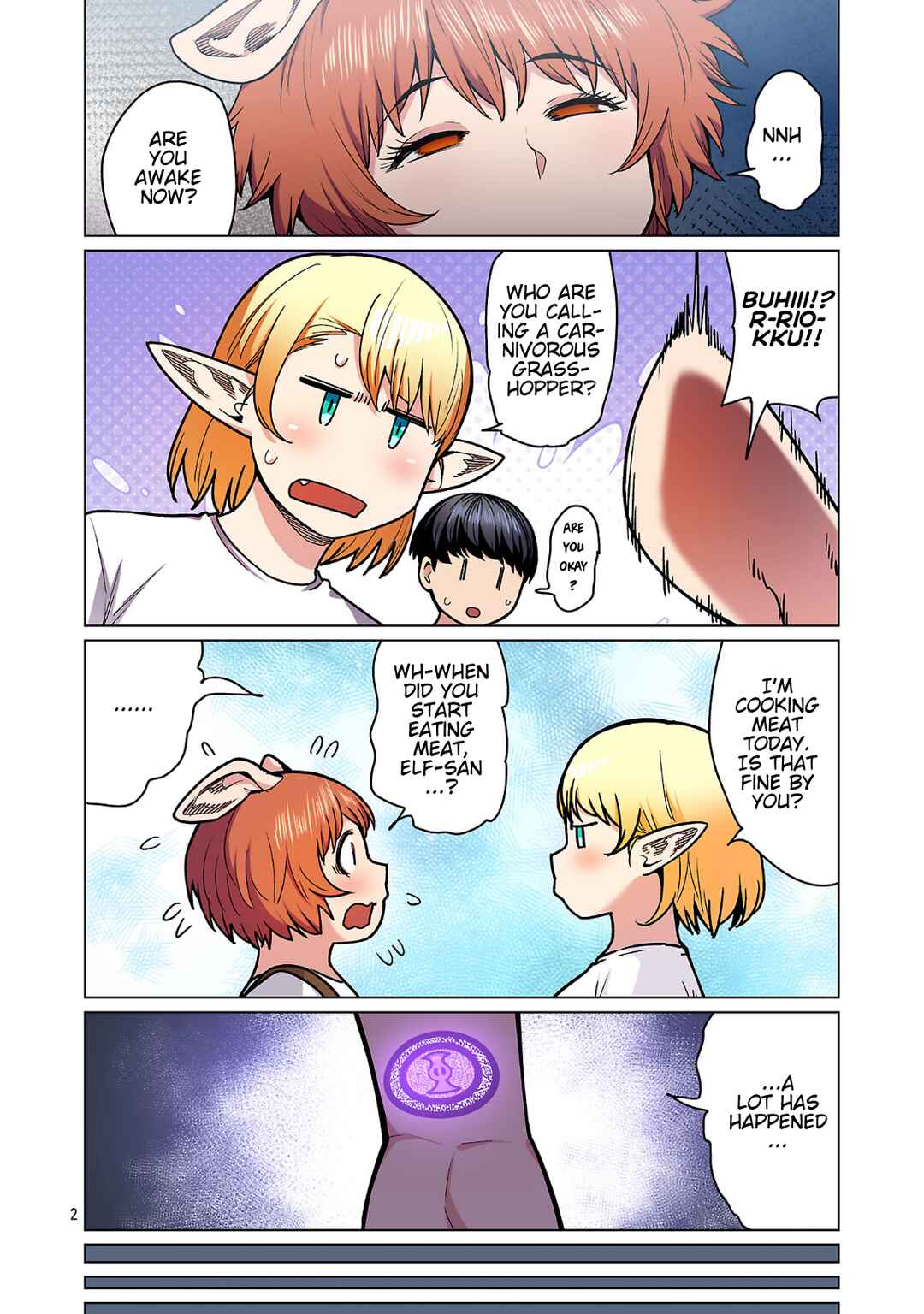 Shin Elf-san wa Yaserarenai. (Official Colored) Chapter 25 - Page 3