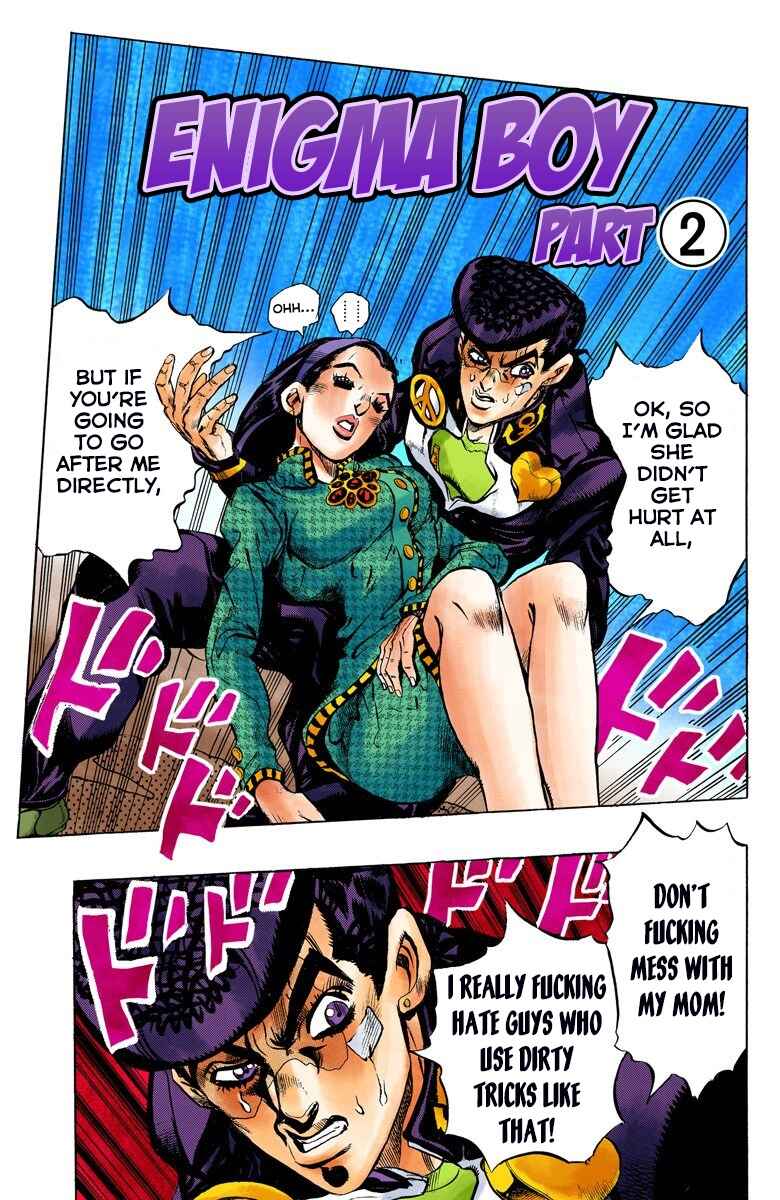 JoJo no Kimyou na Bouken: Part 4 - Diamond wa Kudakenai Color-ban Chapter 140 - Page 2