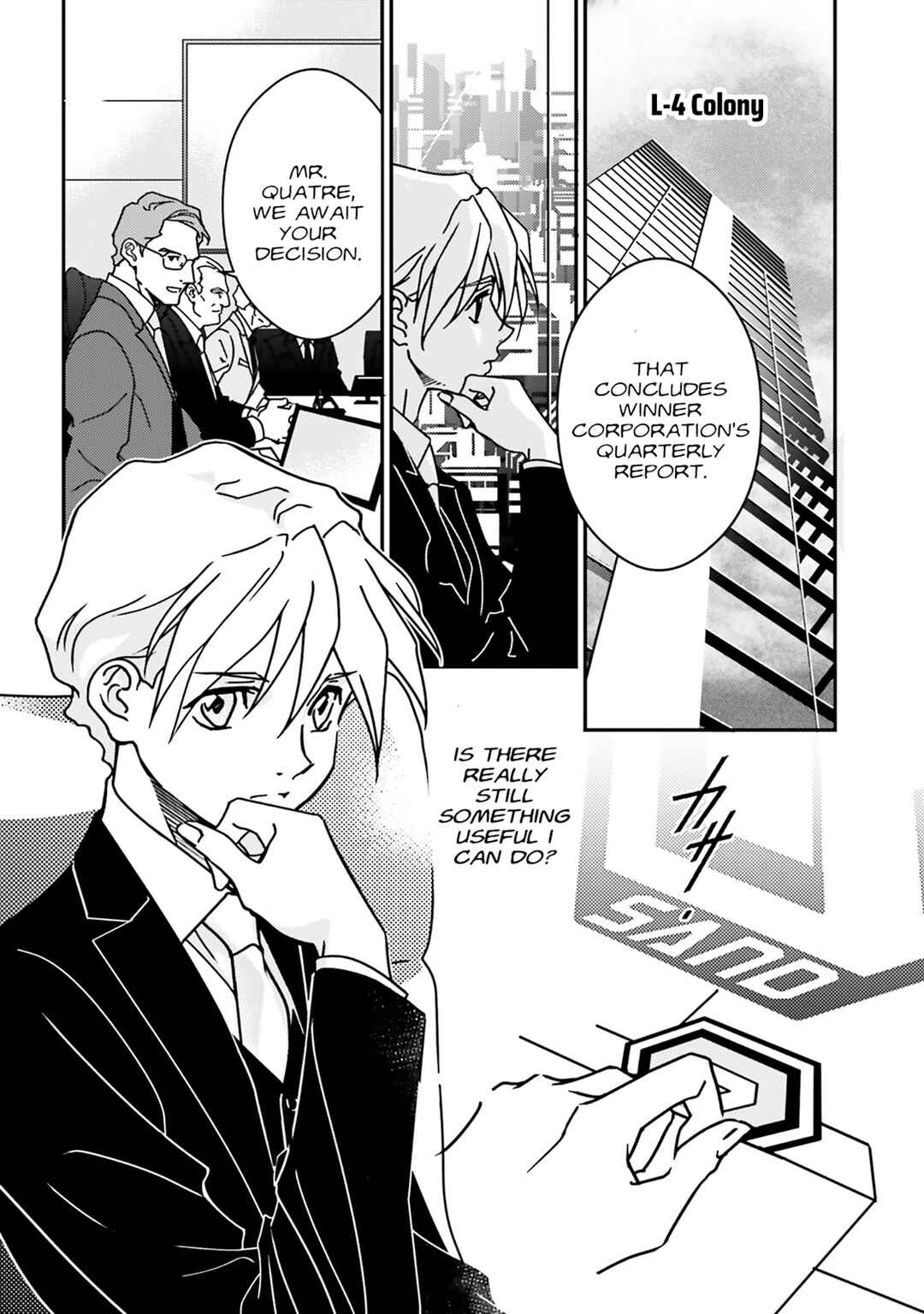 Mobile Suit Gundam Wing 0.5 Point Half Preventer-7 Chapter 1 - Page 14