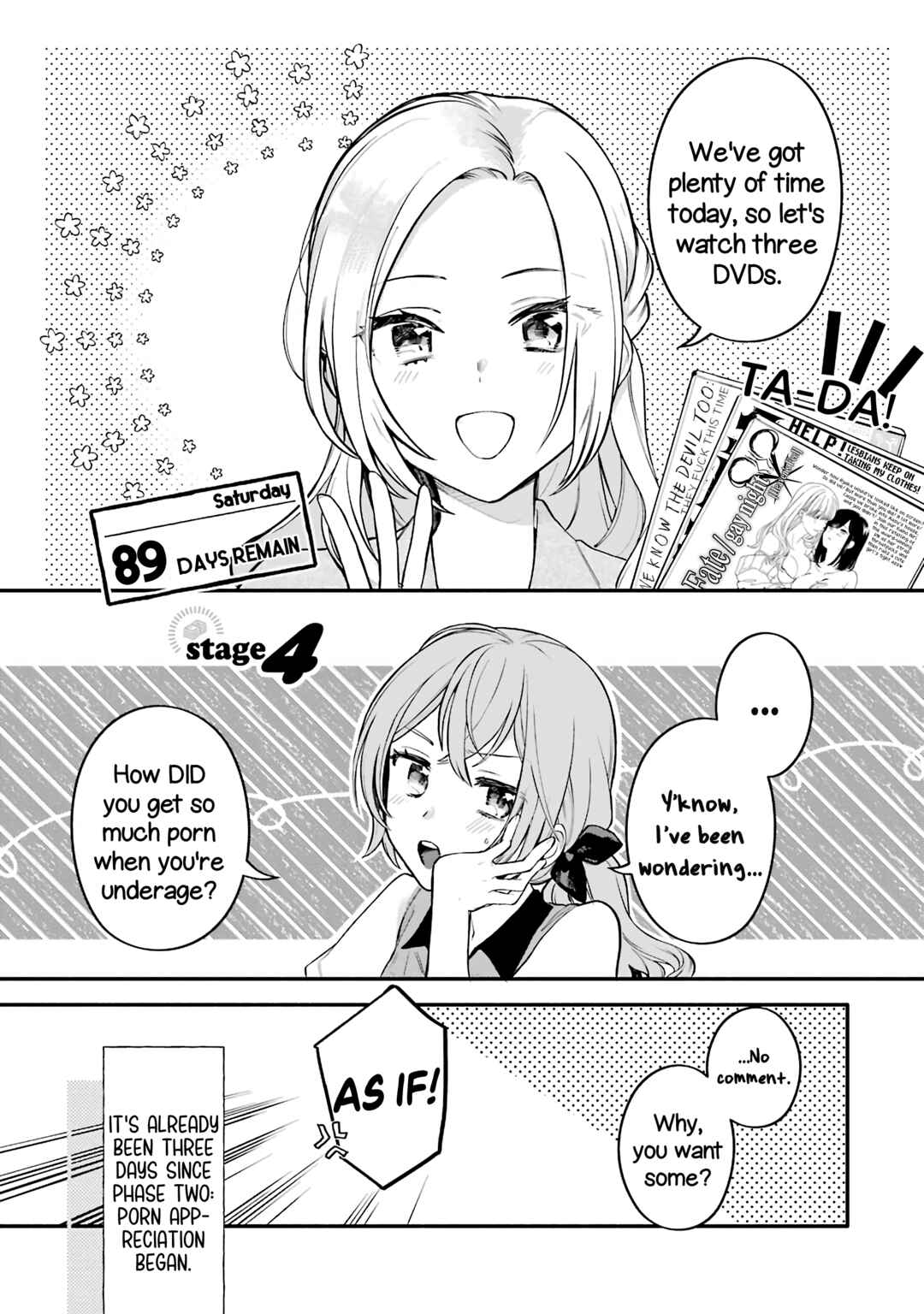 Onna Doushi toka Arienai desho to Iiharu Onnanoko wo, Hyakunichikan de Tetteiteki ni Otosu Yuri no Ohanashi Chapter 4 - Page 1