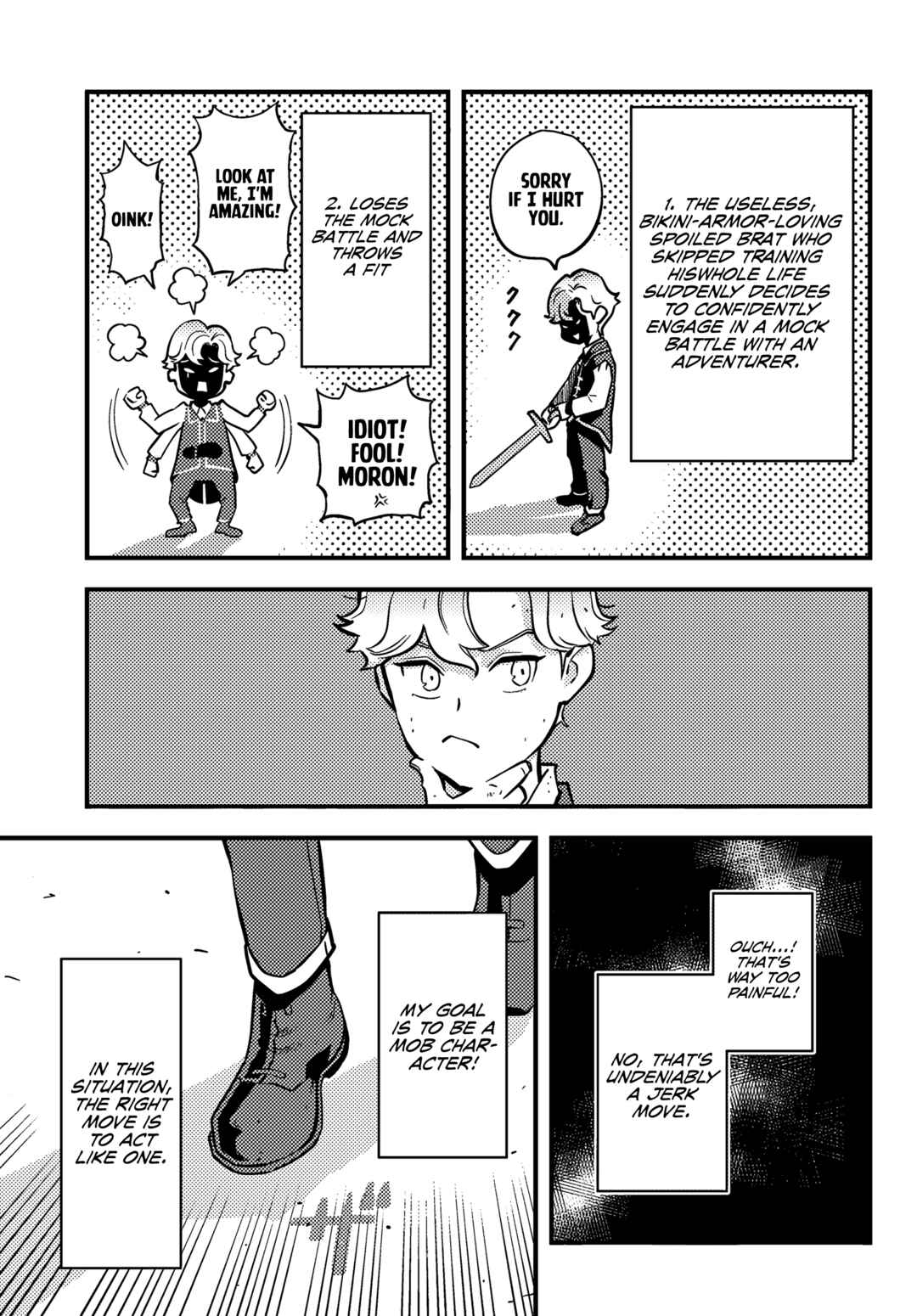 Kuzulesse Oblige - 18-kin Game Sekai no Kuzu Akuyaku ni Tensei Shiteshimatta Ore wa, Gensaku Chishiki no Chikara de Doushite mo Mob Jinsei wo Tsukami Toritai Chapter 4.1 - Page 14