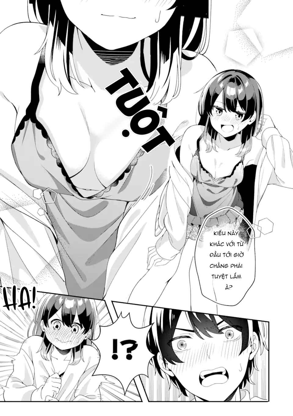 Muboubi Kawaii Pajama Sugata no Bishoujo to Heya de Futarikiri Chapter 3.3 - Page 3
