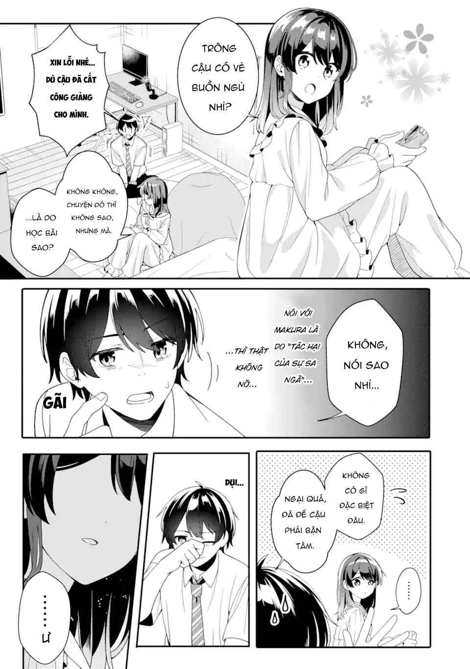 Muboubi Kawaii Pajama Sugata no Bishoujo to Heya de Futarikiri Chapter 3.3 - Page 9
